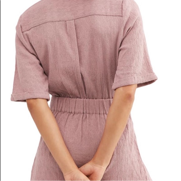 SOLD✨FREE PEOPLE Clementine Tie Wrap Purple Ash Dress - Picture 2 of 5